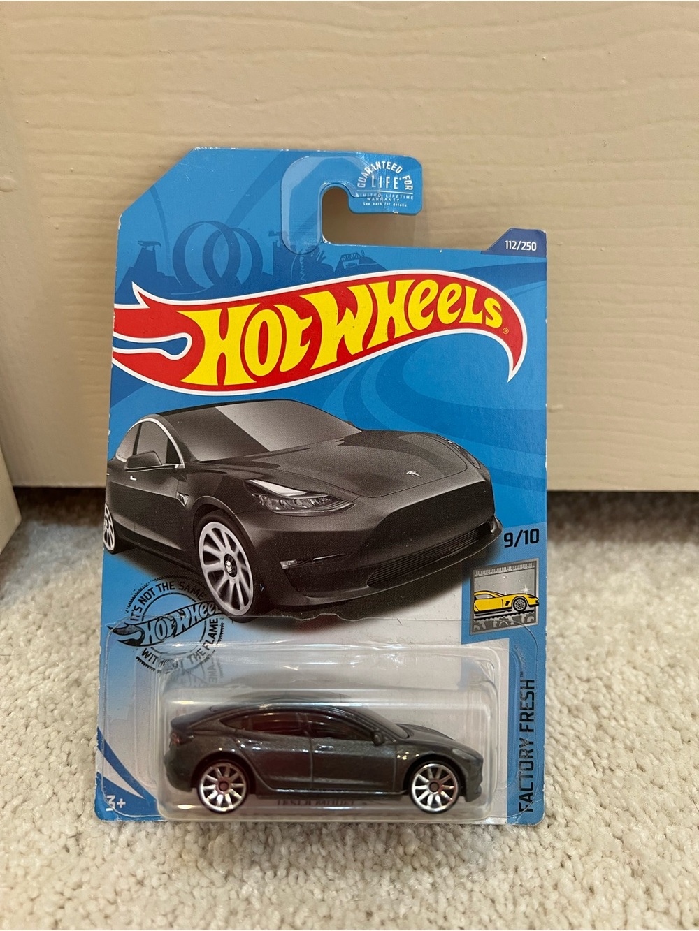 Hot Wheels Tesla Model 3 – Factory Fresh 9/10 (#112/250)